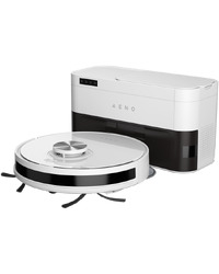 Robot Cleaner w/Dust Collector, white, 2in1 and dust tank, 4000pa, 3200mAh battery