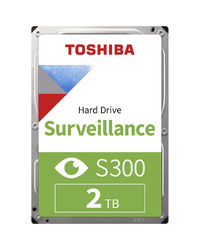 HDD Video Surveillance TOSHIBA S300 2TB SMR, 3.5'', 128MB, 5400RPM, SATA, TBW: 180
