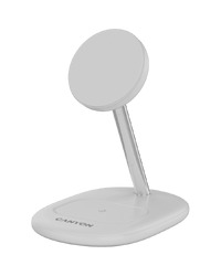 CANYON wireless charger WCS-205 15W Qi2 2in1 White