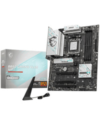 MSI B850 GAMING PLUS WIFI Motherboard, ATX - Supports AMD Ryzen 9000/8000 / 7000 Processors, AM5 - DDR5 Memory Boost 8200+ MT/s (OC), PCIe 5.0 x16 & 4.0 x16, M.2 Gen5, Wi-Fi 7, 5G LAN