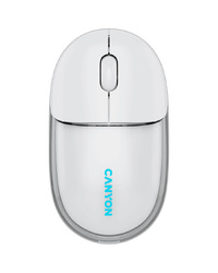 CANYON mouse OnClick 24 BT/ Wireless Transparent/White