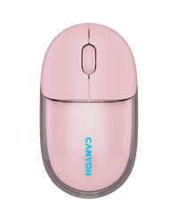CANYON mouse OnClick 24 BT/ Wireless Transparent/Pink
