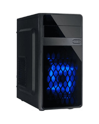 PC Desktop Intel i3-10100, GB H410, Kingston 8GB DDR4, SSD 256GB,INTER-TECH MA-01 500W PSU, NO OS