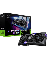 MSI - NVIDIA GeForce RTX 5070 12G GAMING TRIO OC 12GB GDDR7 PCI Express Gen 5 Graphics Card - Black