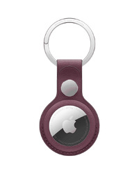 AirTag FineWoven Key Ring - Mulberry