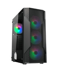 COUGAR MX110 RGB PC Case, Mid tower, Black