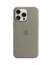 iPhone 15 Pro Max Silicone Case with MagSafe - Clay,Model A3126