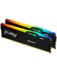 Kingston DRAM 64GB 6000MT/s DDR5 CL36 DIMM (Kit of 2) FURY Beast RGB EXPO