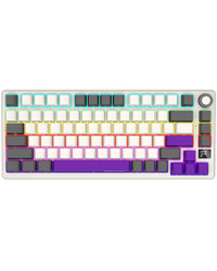LORGAR KBP7075W, Wireless 75% Mechanical Gaming Keyboard Pro, Beige, CZ/SK layout