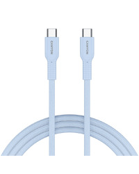 CANYON cable OnWire 60CL C-C 60W COLOR Braided 1m Light Blue