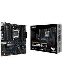 ASUS TUF GAMING A620M-PLUS AM5 mATX gaming MB - AMD A620 4xDIMM DDR5 2xM.2 4xSATA PCIe 4.0 2.5Gb Ethernet 2xDisplayPort 1xHDMI with Aura Sync