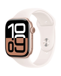 Apple Watch S10 GPS 42mm Rose Gold Alu Case with Light Blush Sport Band - S/M