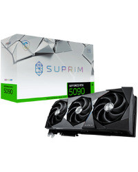 MSI Gaming RTX 5090 32G SUPRIM SOC Graphics Card (32GB GDDR7, 512-bit, Extreme Performance: 2580 MHz, DisplayPort x3 2.1a, HDMI 2.1b, NVIDIA Blackwell Architecture)