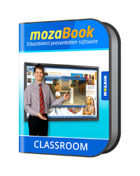 mozaBook CLASSROOM, interactive educational software for teachers, 1 year