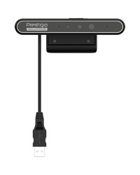 Prestigio Solutions Video Conferencing Windows Hello Camera: FHD, 2MP, 2 mic, 1m (Range), Connection via USB 3.0