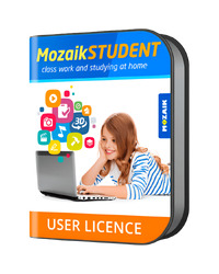 Mozaik STUDENT license for all platform, for one student, 1 year