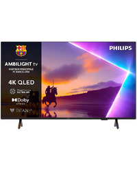 Philips TV QLED 75PUS8510/12, AMBILIGHT 4K QLED UHD TV, 189 cm (75''), Titan OS Pametna platforma, P5 Image processor, Dolby Atmos