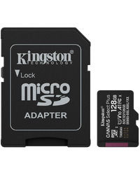 Kingston 128GB microSDXC Canvas Select Plus Gen3 150MB/s A1 Card + Adapter