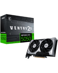MSI GeForce RTX 5050 VENTUS 2X OC 8G Graphics Card w/ HDMI, Triple DP