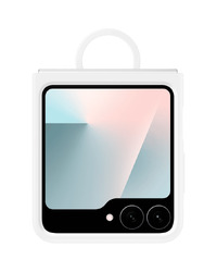 SAMSUNG Galaxy Z Flip6 / Flip7 FE Silicone Case White