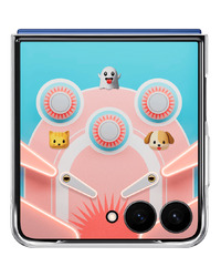 Samsung Galaxy Z Flip7 Flipsuit Case Transparent
