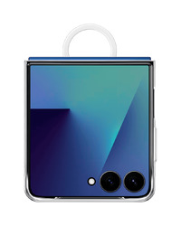 Samsung Galaxy Z Flip7 Ring Case (Clear) Transparent