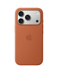 iPhone 17 Pro Silicone Case with MagSafe - Terra Cotta,Model A3559