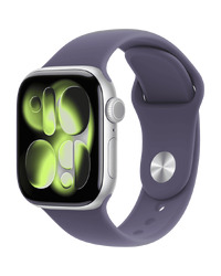 Apple Watch Series 11 GPS 42mm Silver Aluminium Case with Purple Fog Sport Band - M/L,Model A3331