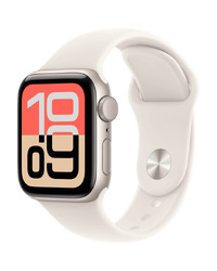 Apple Watch SE 3 GPS 40mm Starlight Aluminium Case with Starlight Sport Band - S/M,Model A3324