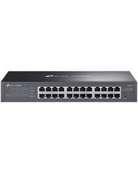 TP-Link ES224G Omada 24-Port Gigabit Easy Managed Switch,24x Gigabit RJ45 Ports, 1U 13-inch Rack-mountable Steel Case,Centralized Management by Omada SDN Controller,Flow Control,Loopback Detection,Port Isolation,Port Mirroring,LAG,VLAN,IGMP Snooping