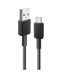 Anker 322 USB-A to USB-C Cable 90 cm Braided Black