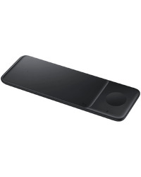 SAMSUNG Fast Wireless Charger Trio Black With travel Adapter