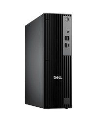 Dell Pro Slim QCS1250, Intel Ultra 5 235, 8GB RAM DDR5, 512GB SSD PCIe M.2, Front: 1x USB C 3.2, 1x USB 3.2, 2x USB 2.0, Back: 2x USB 3.2, 2x USB 2.0, HDMI, DP, RJ45, KB/Mouse, SPK, CIS, 180W, W11Pro, 3Yr