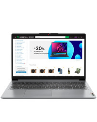 Lenovo IdeaPad 1 15AMN7, 15.6'' FHD (1920x1080) AG, AMD Ryzen 3 7320U (4C, 4MB, up to 4.1GHz), 16GB DDR5, 512GB SSD, AMD Radeon Graphics, HDMI, 1x USB 3.2, 1xUSB 2.0, 1xUSB-C (data), Batt 42 Wh, No OS, Cloud Grey, 2y