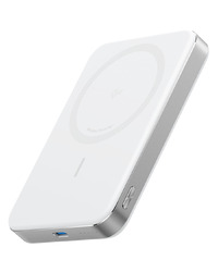 Anker MagGo Power Bank (10K, Magnetic Wireless) White