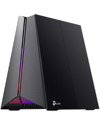 TP-Link Archer GE550 BE9300 Tri-Band Wi-Fi 7 Gaming Router, 574 Mbps at 2.4 GHz + 2882 Mbps at 5 GHz + 5764 Mbps at 6 GHz, 4x Internal Antennas, Quad-Core CPU, 1x5 G WAN port +1x5 G LAN port +3x2.5 G LAN ports, 1xUSB 3.0 Port