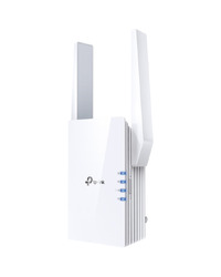 AX3000 Wi-Fi 6 Range ExtenderSPEED: 574 Mbps at 2.4 GHz + 2402 Mbps at 5 GHzSPEC: 2 × External Antennas, 1 × Gigabit Port, Qualcomm 1.0GHz Dual-Core CPU, 1024 QAM, HE160, Wall PluggedFEATURE: Tether App, WPS, Intelligent Signal Light, Access Cont