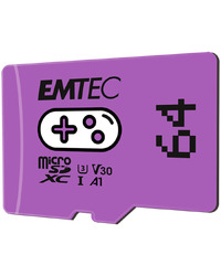 Emtec mSD 64GB UHS-I U3 V30 A1 Gaming Purple