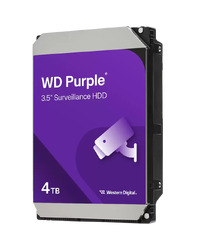 WD Purple 4TB CMR, 3.5'', 128MB, SATA 6Gbps