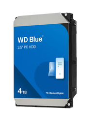 HDD Desktop WD Blue (3.5'', 4TB, 128MB, 5400 RPM, SATA 6 Gb/s)