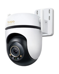 TP-Link Tapo C530WS Outdoor Pan/Tilt Security Wi-Fi Camera, 3K 5MP (2880x1620), 2.4 GHz, 2 x External Antennas, 1 x Ethernet Port, Horizontal 360, Pan/Tilt, Starlight Color Night Vision, Smart AI Detection and Notifications (motion, people, pets,..)