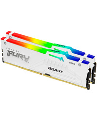 Kingston 32GB 6800MT/s DDR5 CL34 DIMM (Kit of 2) FURY Beast White RGB EXPO