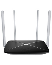 Mercusys MB135-4G AC1200 Wi-Fi 4G LTE Router, Build-In 150Mbps 4G LTE Modem, 300 Mbps at 2.4 GHz, 867 Mbps at 5 GHz, 4G Cat4 150/50 Mbps, Internal Antennas,  Extra 3G/4G Antenna Ports, 1x 10/100 Mbps LAN Port, 1x 10/100 Mbps WAN/LAN Port