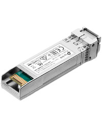 TP-Link SM5110-SR Omada 10GBase-SR SFP+ LC Transceiver, Multi-mode SFP+ LC Transceiver, Hot-Pluggable, Supports Digital Diagnostic Monitoring (DDM), 850nm, 300 m