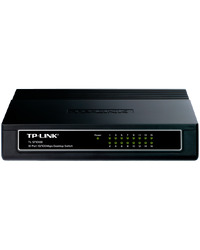 Switch TP-Link TL-SF1016D, 16-Port RJ45 10/100Mbps desktop switch, 3.2Gbps Switching Capacity, Fanless, Auto Negotiation/Auto MDI/MDIX, Plastic case