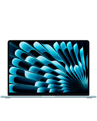 MacBook Air 15-inch,Sky Blue,Model A3241,M4 CHIP WITH 10C CPU, 10C GPU,16GB unified memory,35W Dual USB-C Power Adapter,256GB SSD storage,Two Thunderbolt 4 Ports,Touch ID,Liquid Retina display,Force Touch Trackpad, KEYBOARD-INT