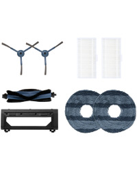 Anker, eufy Omni C20 Accessories Pack(side brush-2/filter-2/roller brush guard with comb-1/mop cloth-2) Black+Gray