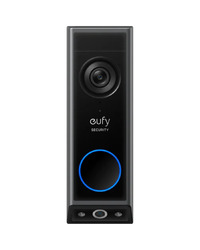 Anker, eufy Video Doorbell E340 With Chime Black, 2 Cameras, 2K, FHD