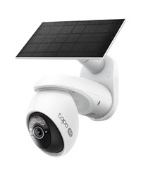TP-Link Tapo C660 KIT Solar-Powered Pan/Tilt Security Camera Kit, 4K 8MP (3840x2160), 2.4 GHz/5 GHz, 10000mAh rechargeable lithium-ion battery,  Solar panel (5.2V, 2.5W), Pan/Tilt,  Non-Stop Power, Smart Detection and Notifications, AI tracking