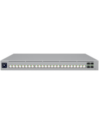 Enterprise Campus 24S PoE ECS-24S-PoE (1050W) Enterprise-grade 24-port, Layer 3 Etherlighting PoE+++ switch with Stacking support and high-capacity 10 GbE RJ45 and 25G SFP28 connections for high availability system design.